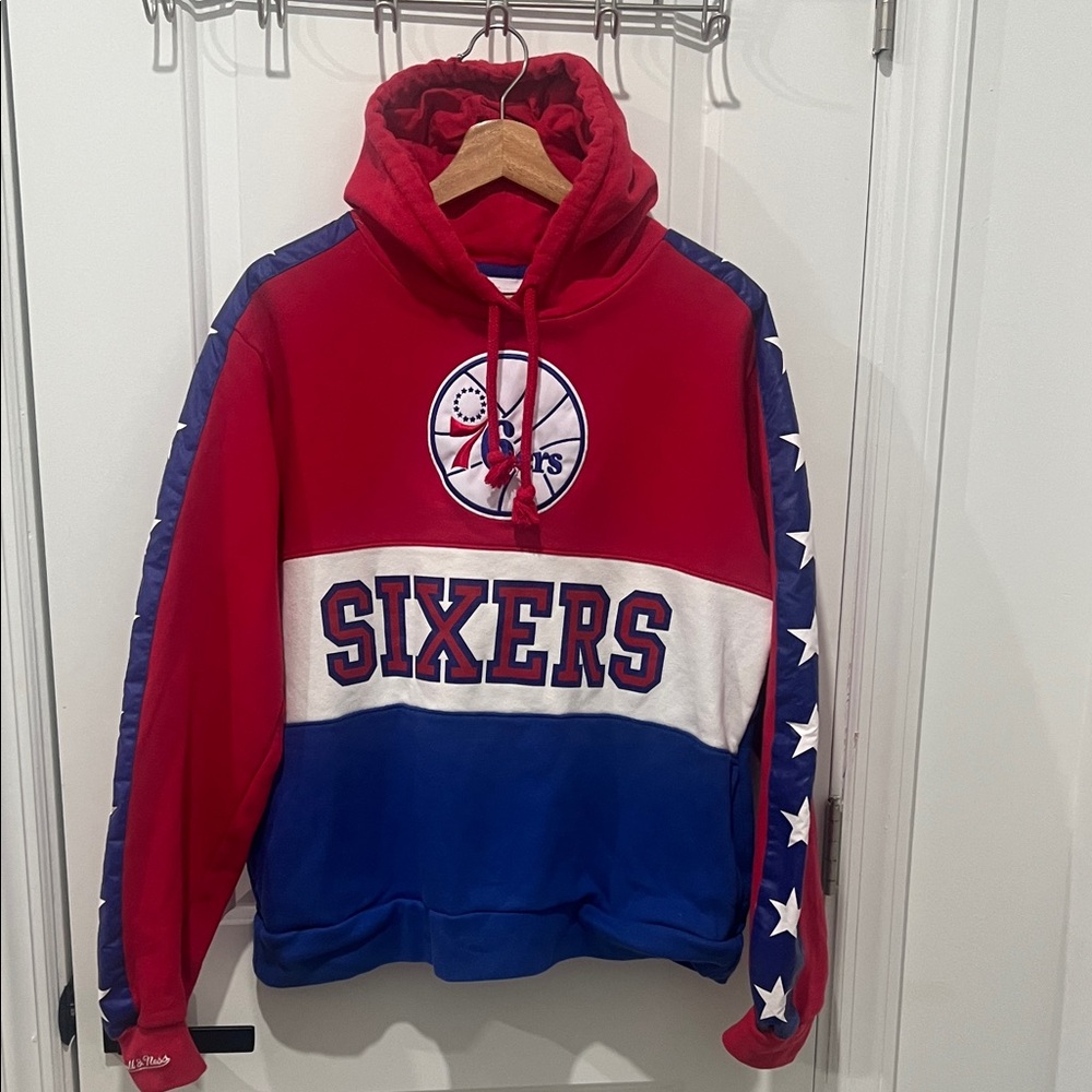 Mitchell & Ness 76ers‎ Hoodie Size Medium